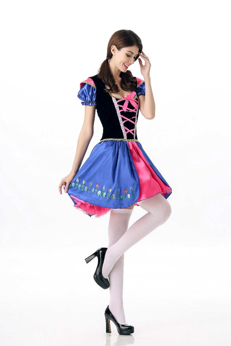 F1649 Halloween fancy party costume dress